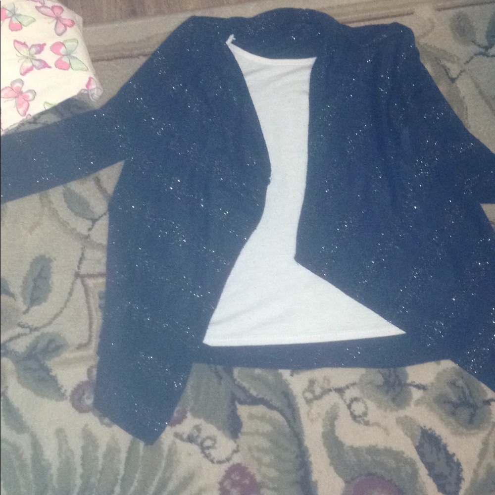A black and white shirt